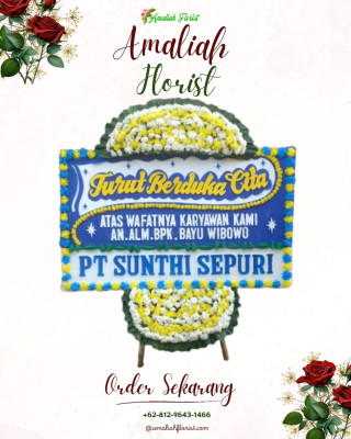 Papan Bunga Duka di Kemiri Muka