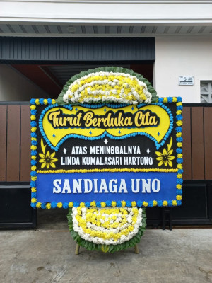 Papan Bunga Duka di Kemiri Muka
